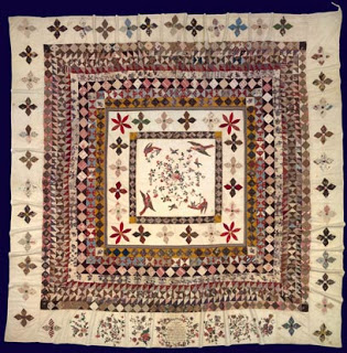 Rajah Quilt, Made by convicts on board HMS Rajah, 1841, National Gallery of Australia, Canberra